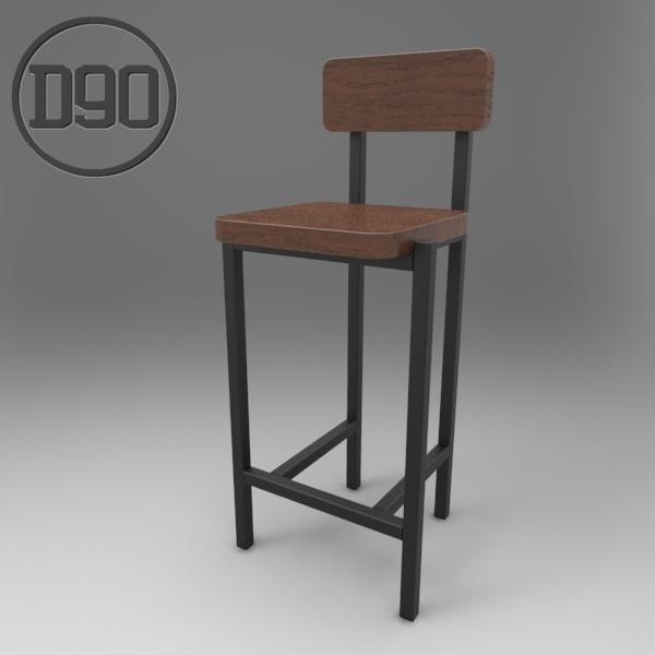 Деревянные барные стулья: виды конструкции